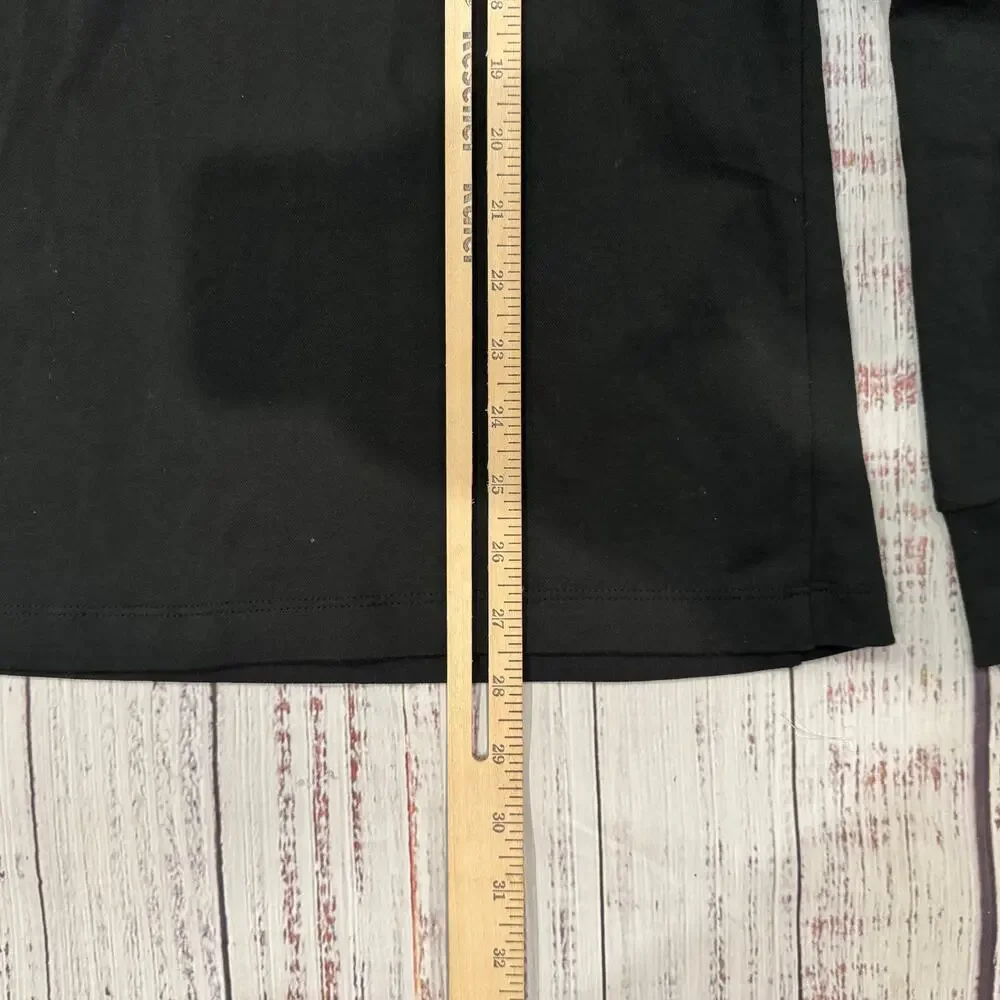 J.Crew Long Sleeve Performance Polo Black L